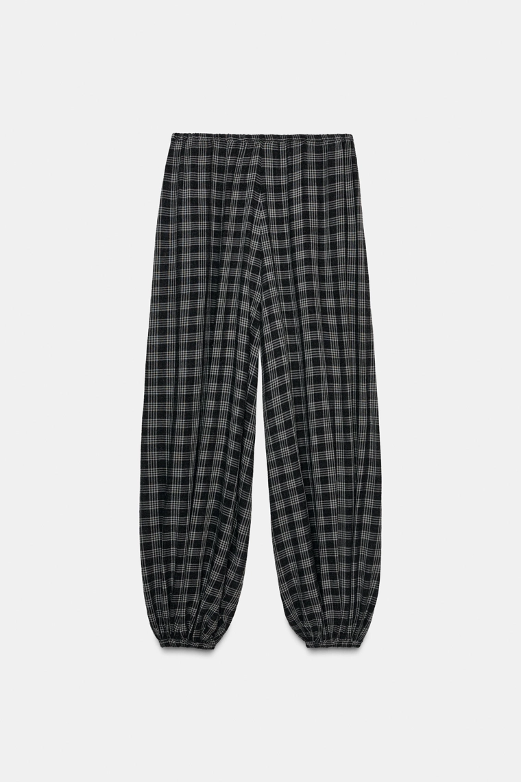 БРЮКИ-БОМБАШКИ В КЛЕТКУ — ZW COLLECTION