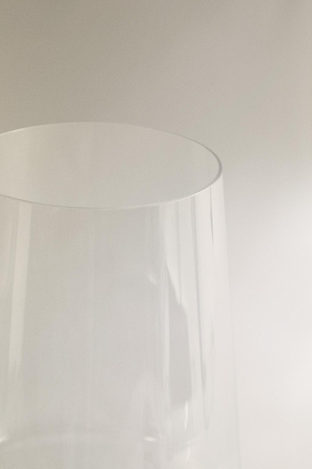 Конический хрустальный бокал для вина