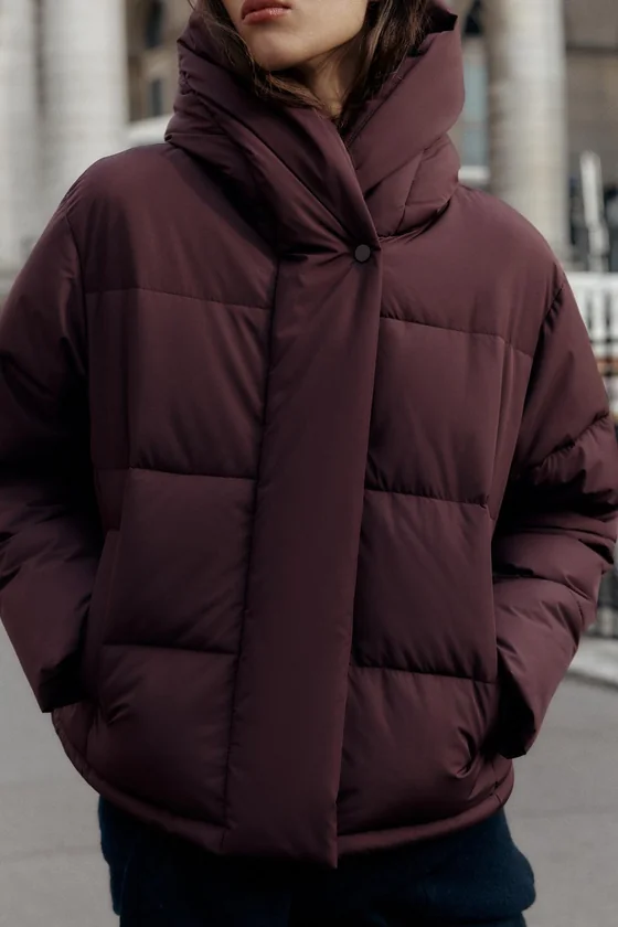 КОРОТКИЙ АНОРАК С КАПЮШОНОМ WATER REPELLENT WINDPROOF