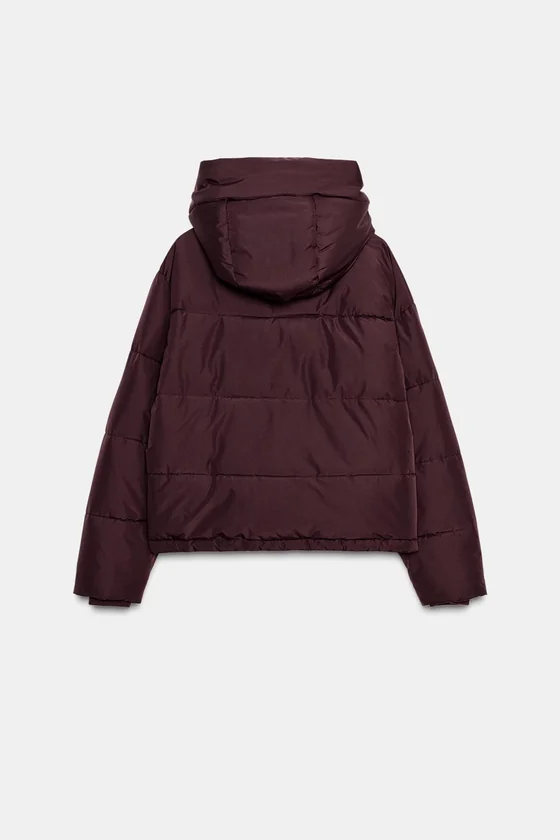 КОРОТКИЙ АНОРАК С КАПЮШОНОМ WATER REPELLENT WINDPROOF