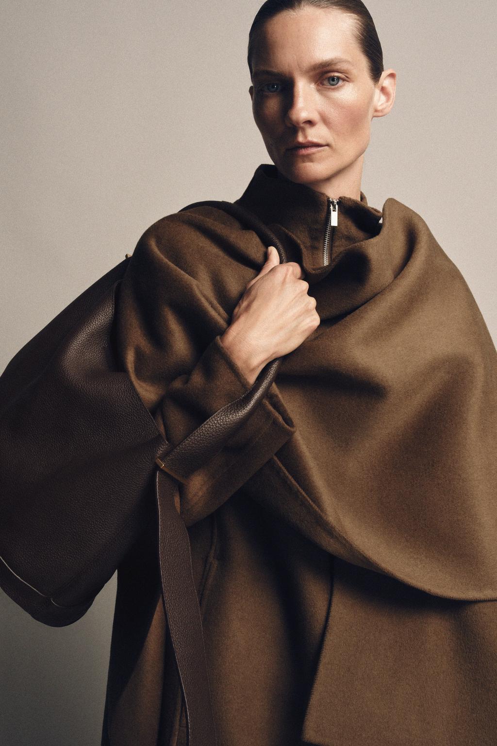 БОЛЬШАЯ КОЖАНАЯ СУМКА-МЕШОК