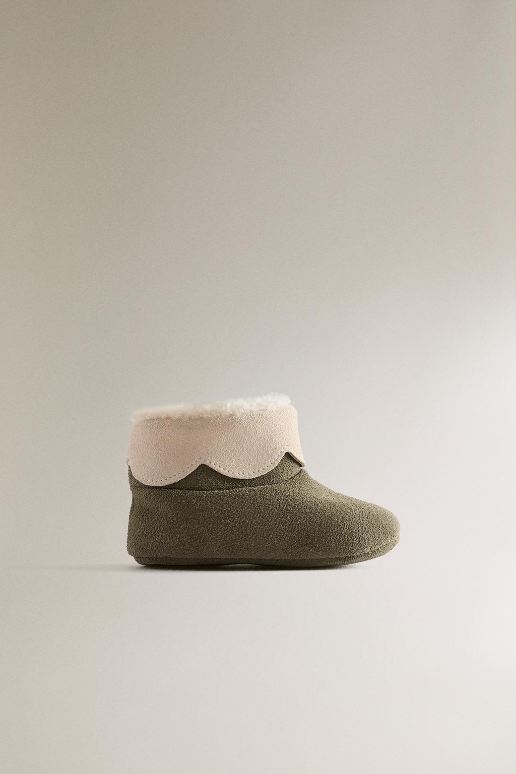 Кожаные ботиночки для эльфа на рождество