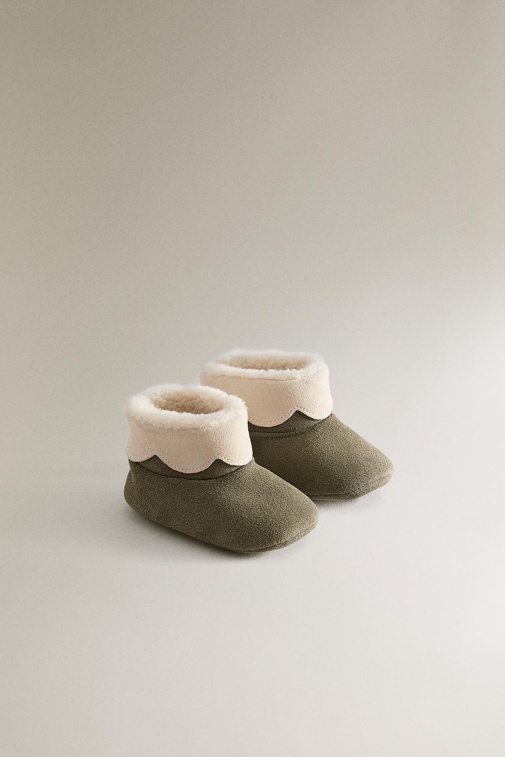 Кожаные ботиночки для эльфа на рождество