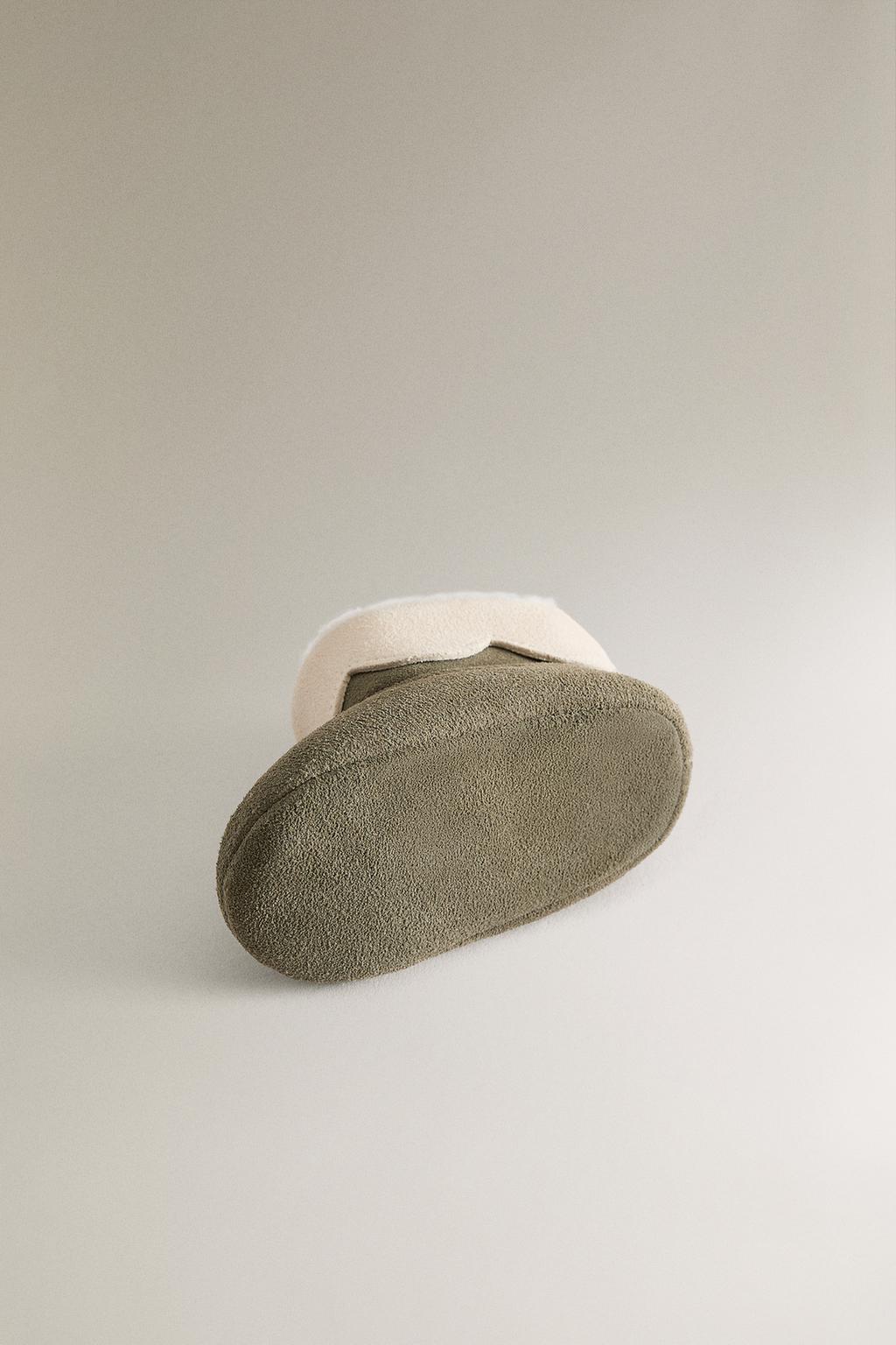 Кожаные ботиночки для эльфа на рождество