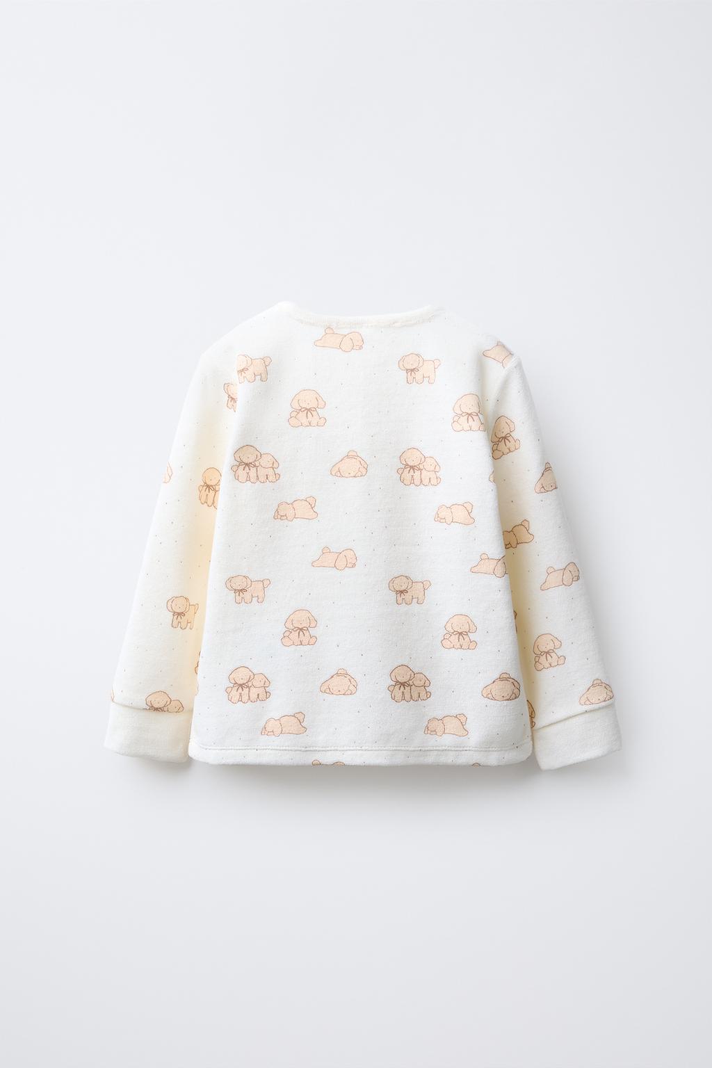 2-6 ЛЕТ/ ВЕЛЮРОВАЯ ПИЖАМА С СОБАЧКАМИ