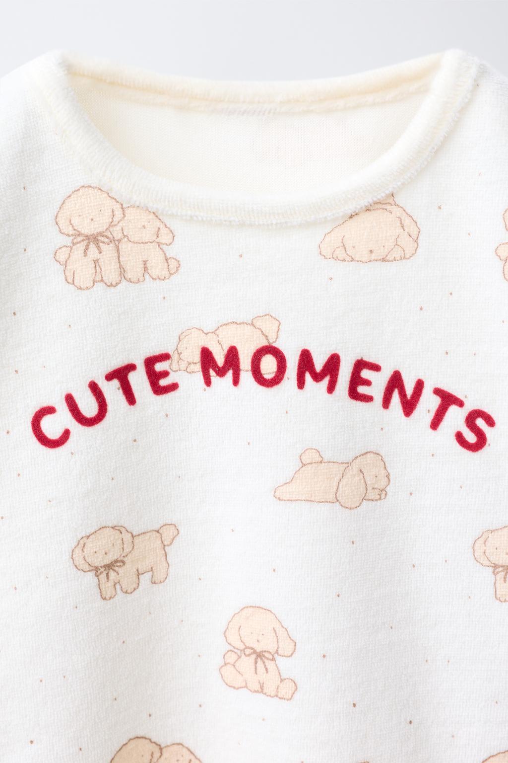 2-6 ЛЕТ/ ВЕЛЮРОВАЯ ПИЖАМА С СОБАЧКАМИ