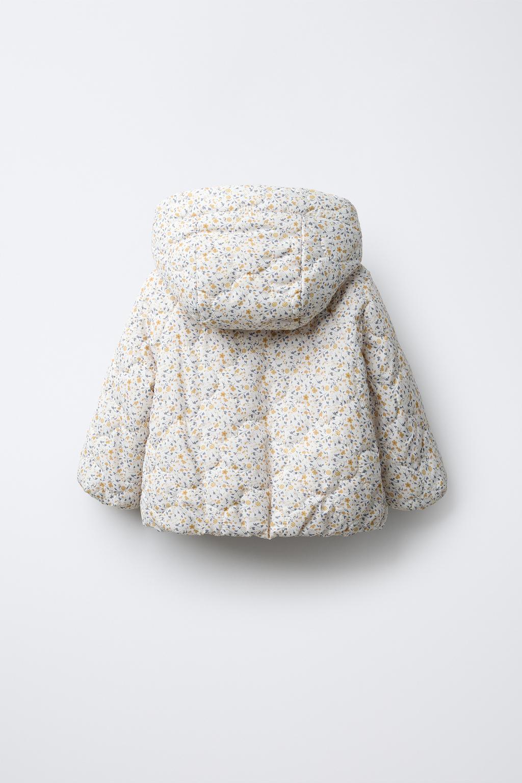 КУРТКА ИЗ НЕЙЛОНА С ЦВЕТОЧНЫМ ПРИНТОМ