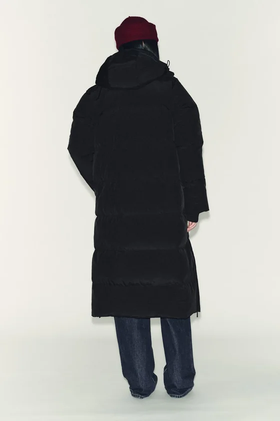 ДЛИННЫЙ ПУХОВИК С КАПЮШОНОМ WATER REPELLENT WINDPROOF