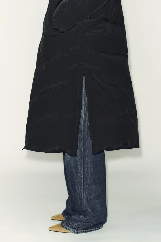 ДЛИННЫЙ ПУХОВИК С КАПЮШОНОМ WATER REPELLENT WINDPROOF