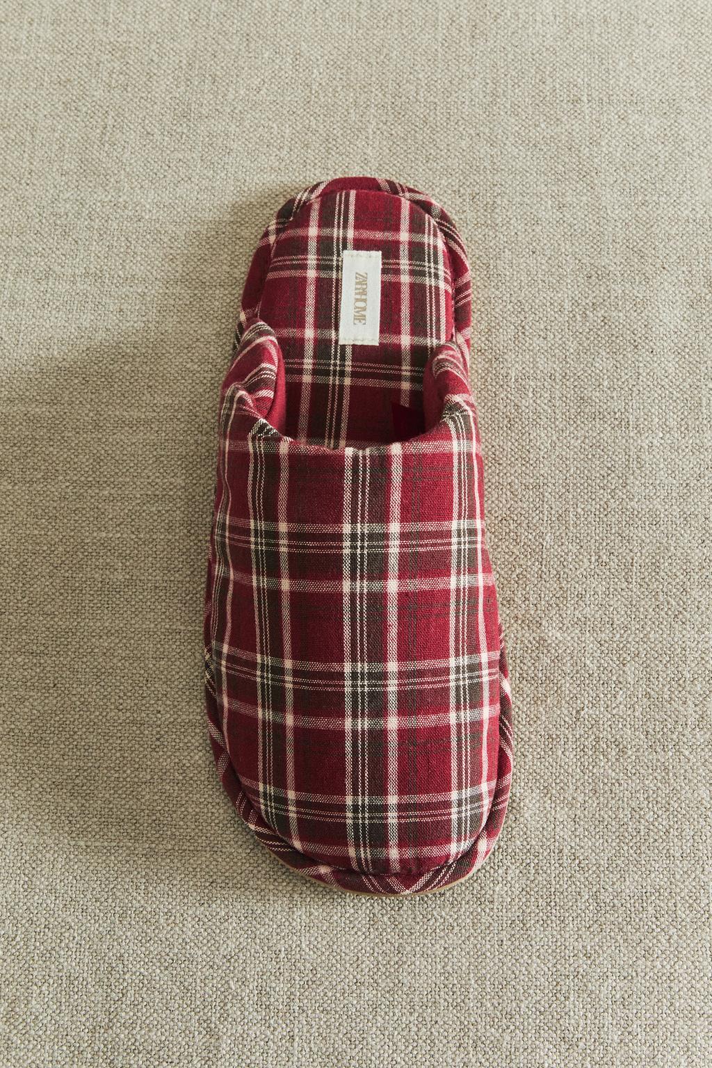 Тапочки из хлопка с рисунком рождества