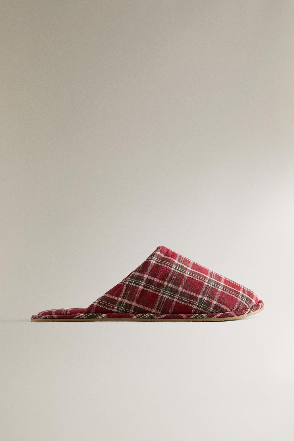 Тапочки из хлопка с рисунком рождества