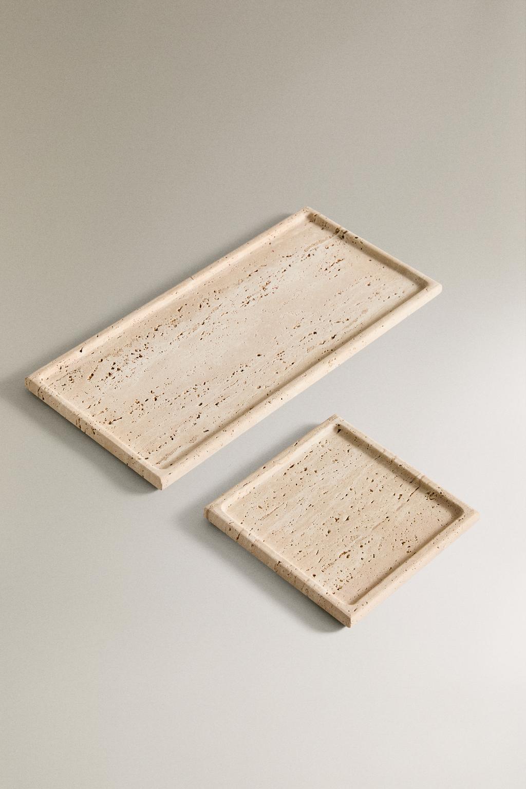 Поднос из трельяжного мрамора