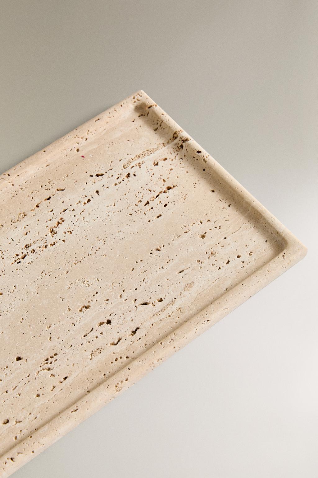 Поднос из трельяжного мрамора