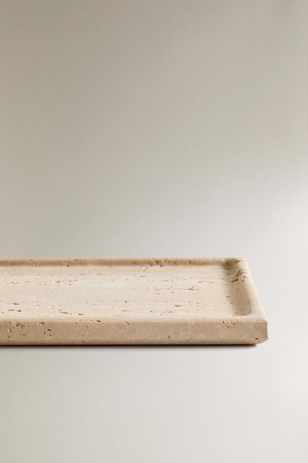 Поднос из трельяжного мрамора