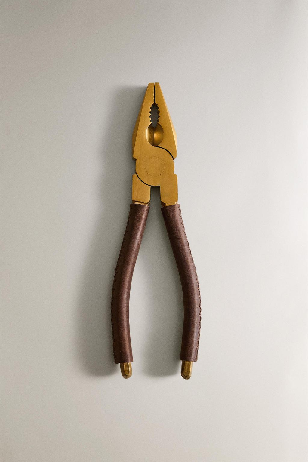 Универсальные стальные кусачки с кожаной ручкой