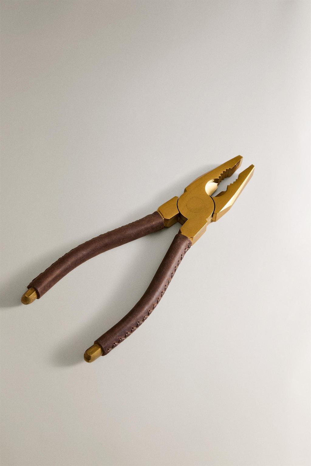 Универсальные стальные кусачки с кожаной ручкой