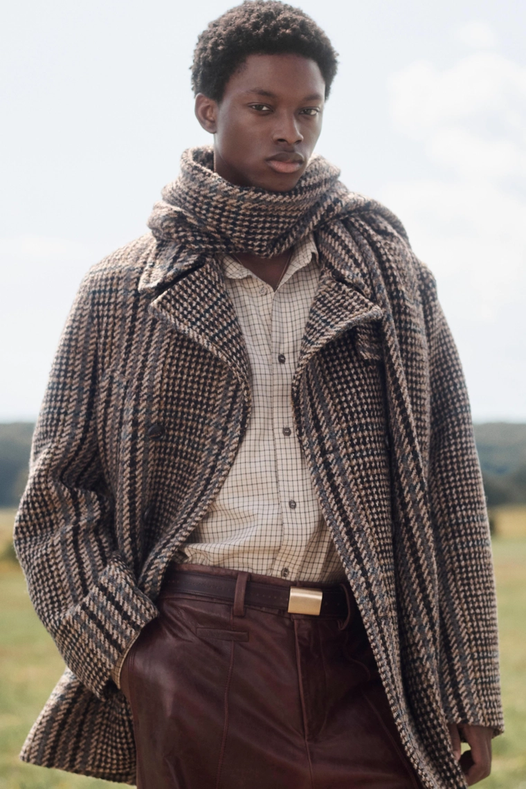 Куртка в клетку в ограниченном выпуске с отделкой шарфом