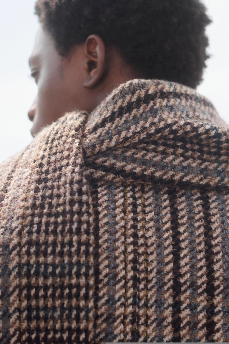 Куртка в клетку в ограниченном выпуске с отделкой шарфом