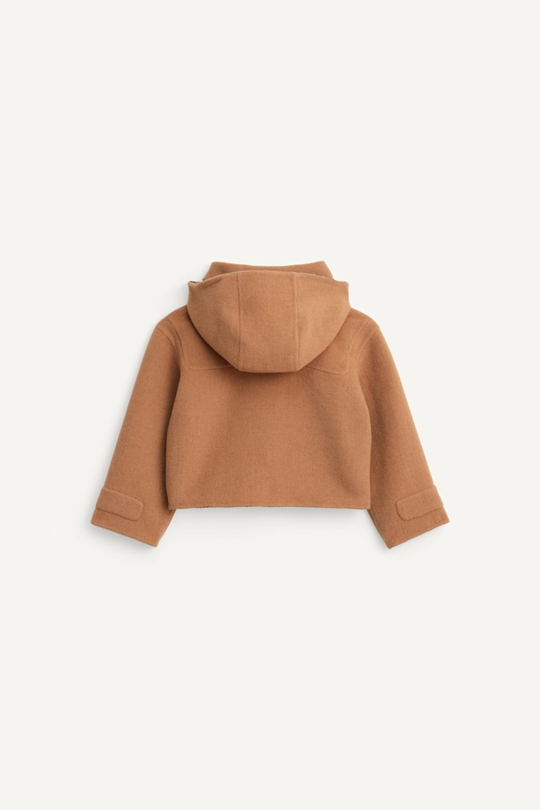 Куртка limited edition из шерсти с капюшоном