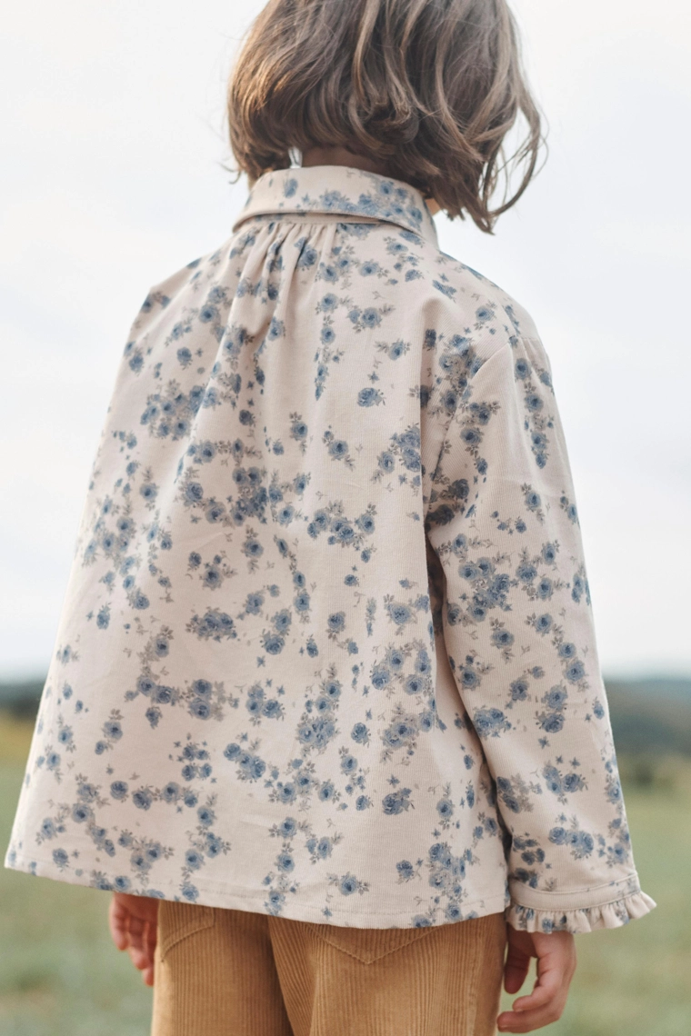 Рубашка limited edition floral micro corduroy