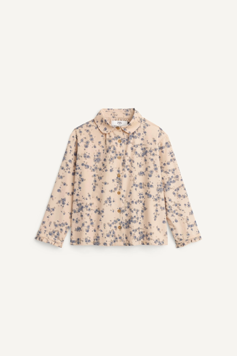 Рубашка limited edition floral micro corduroy