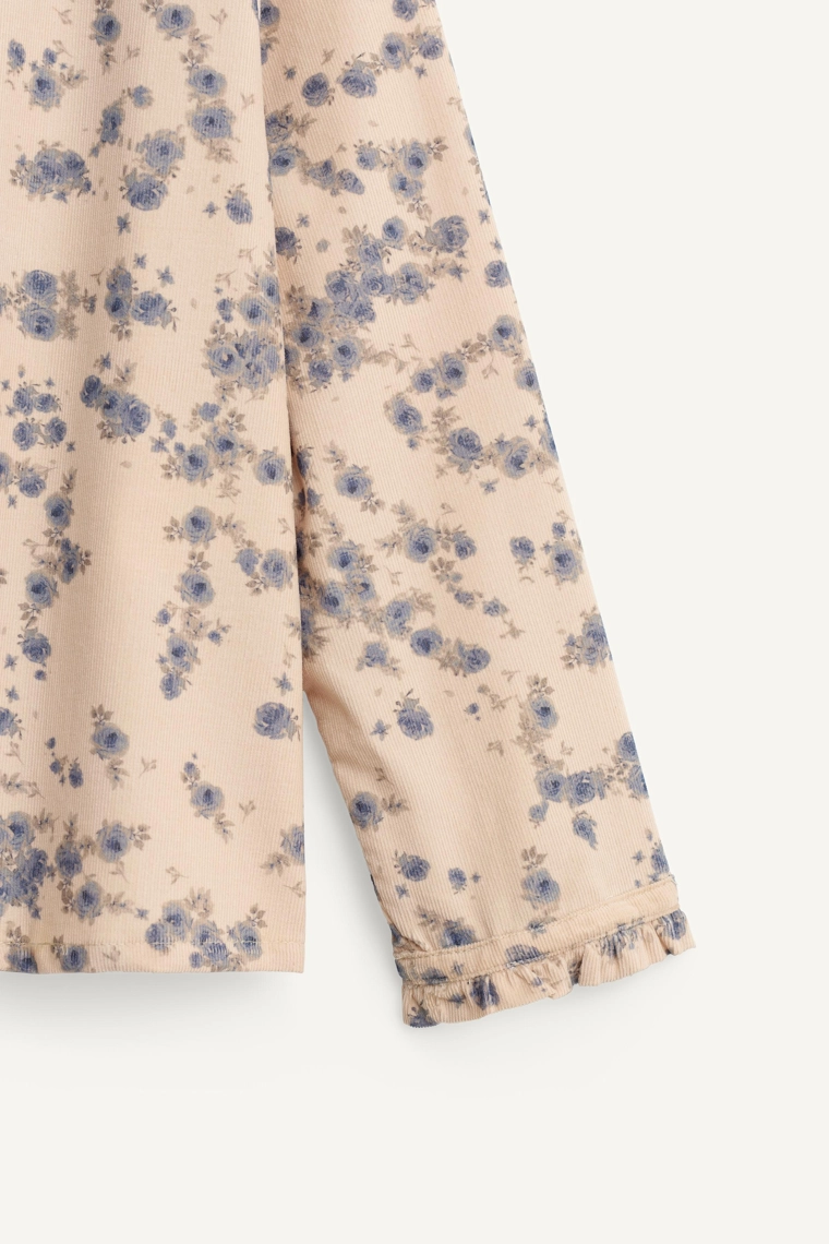 Рубашка limited edition floral micro corduroy