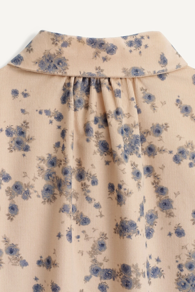 Рубашка limited edition floral micro corduroy