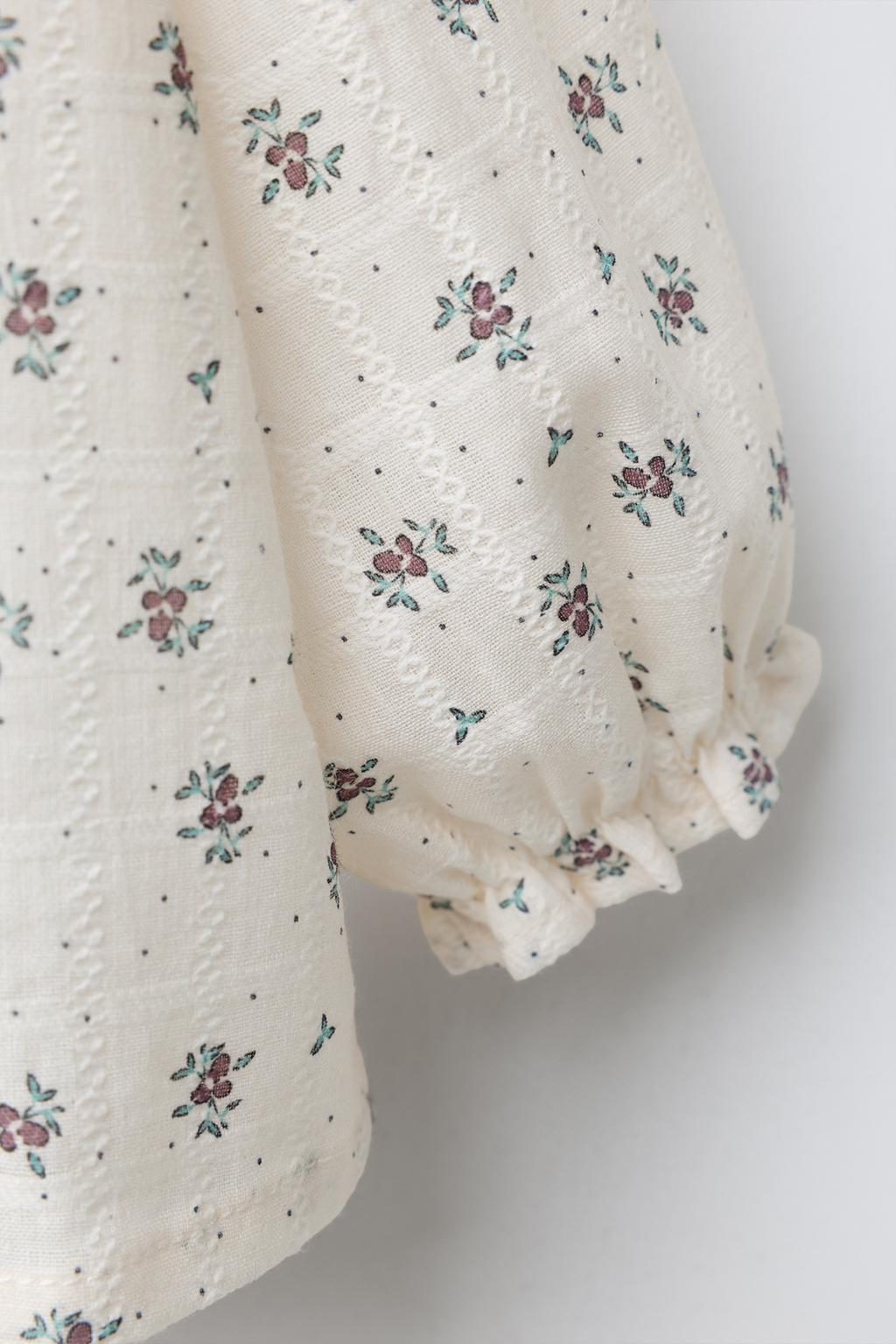 РУБАШКА С ЦВЕТОЧНОЙ ВЫШИВКОЙ