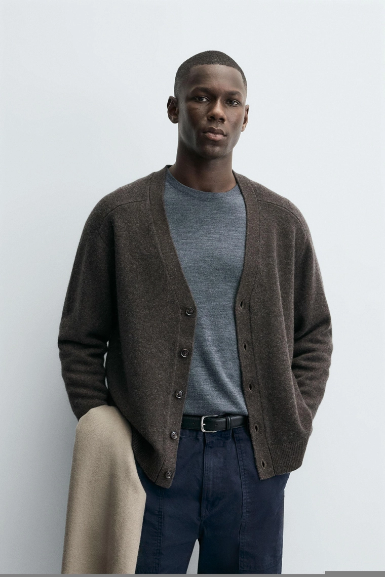 КАРДИГАН ИЗ ШЕРСТИ И КАШЕМИРА