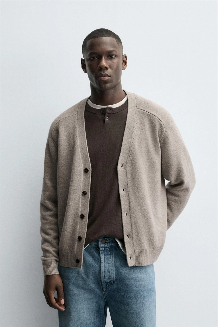 Кардиган из шерсти и кашемира