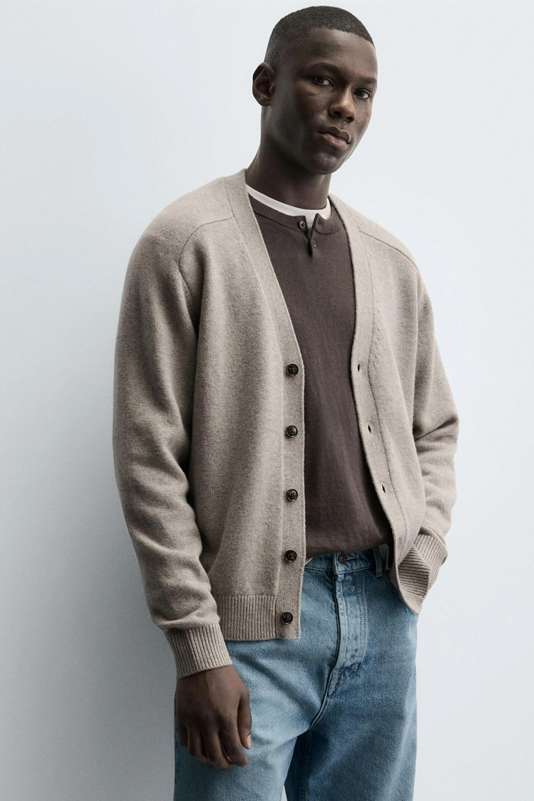 Кардиган из шерсти и кашемира