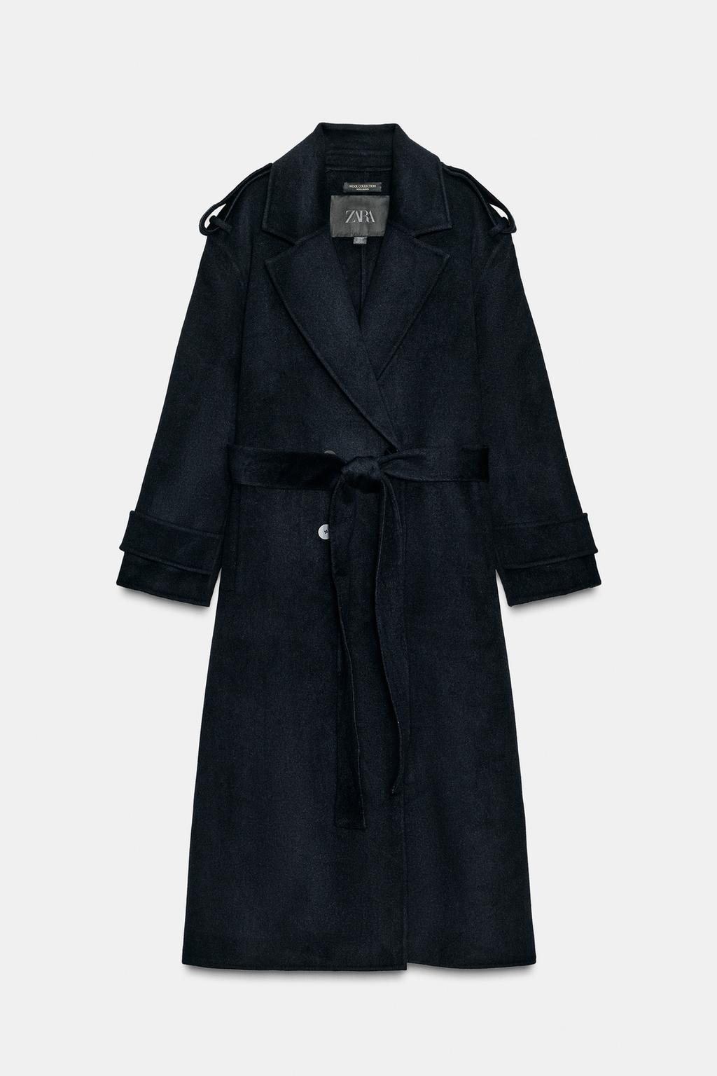 ДЛИННОЕ ПАЛЬТО ИЗ СМЕСОВОЙ ШЕРСТИ — ZW COLLECTION LIMITED EDITION