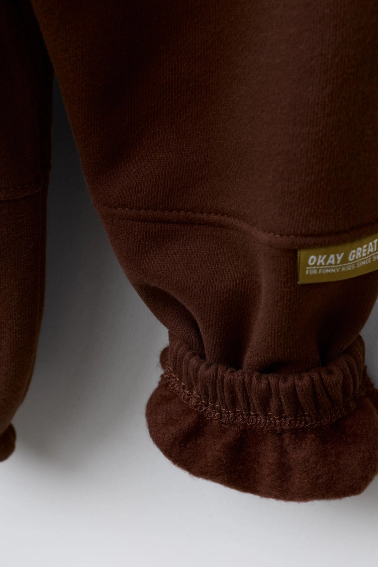 БРЮКИ-ДЖОГГЕРЫ С НАШИВКОЙ