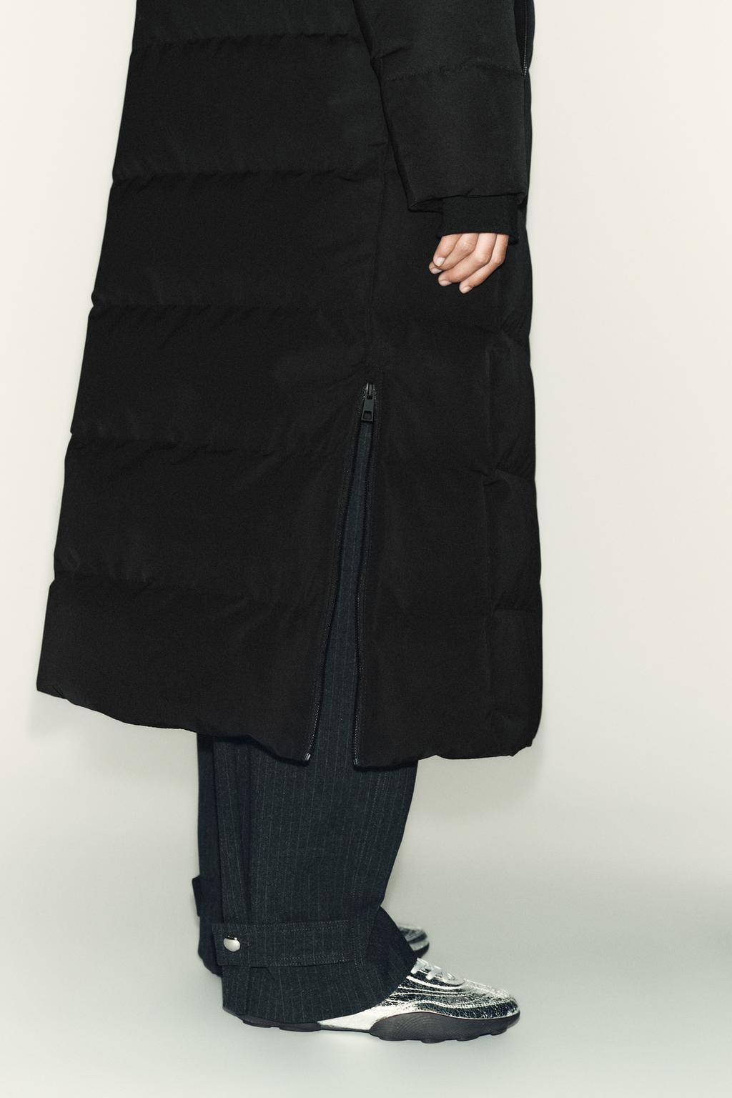 ДЛИННЫЙ ПУХОВИК С КАПЮШОНОМ WATER REPELLENT WINDPROOF