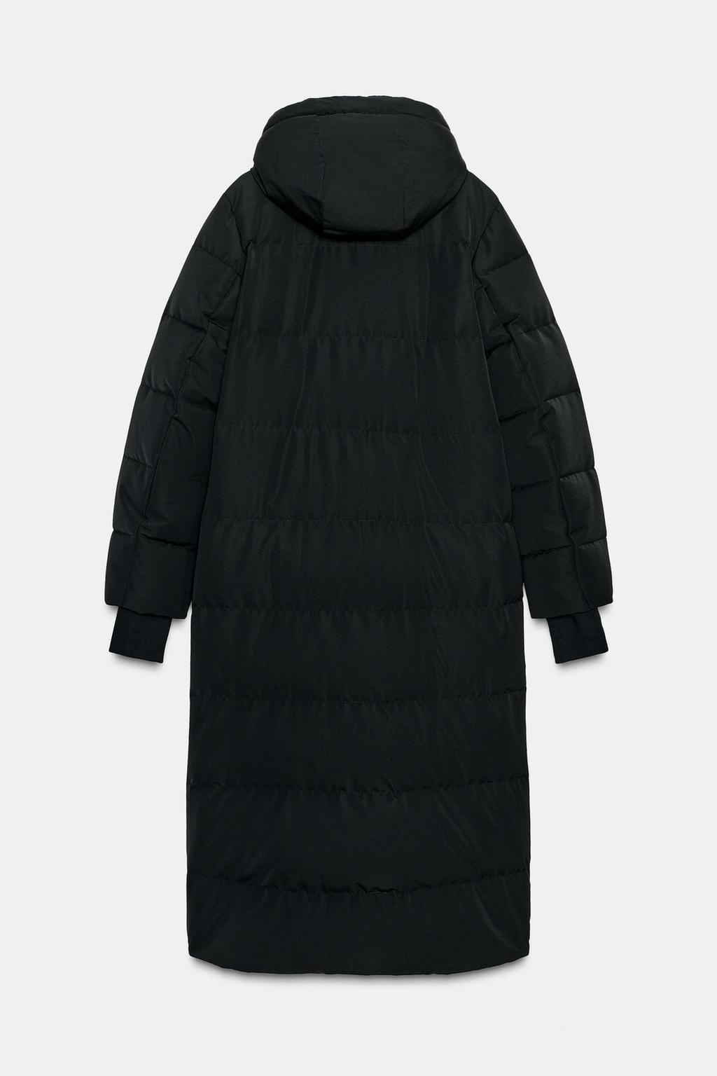 ДЛИННЫЙ ПУХОВИК С КАПЮШОНОМ WATER REPELLENT WINDPROOF