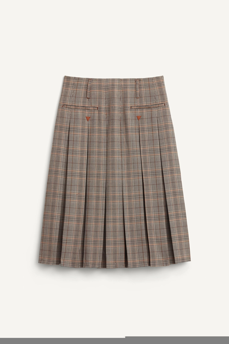 Юбка клетчатая плиссированная limited edition