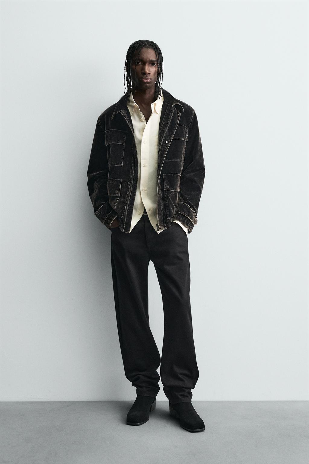 ФЛОКИРОВАННАЯ БАРХАТНАЯ КУРТКА