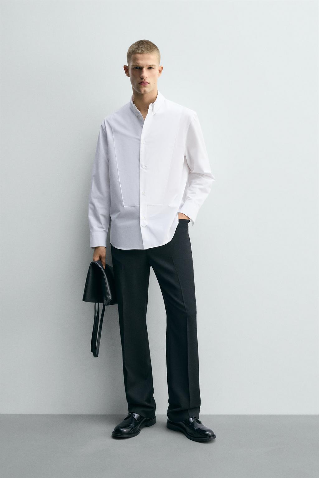 РУБАШКА SLIM FIT С ПЛАНКОЙ