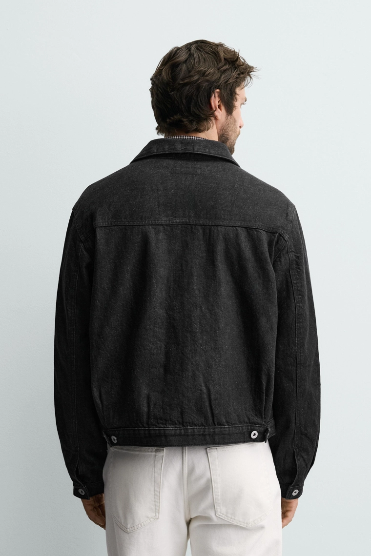 Джинсовая куртка с утеплителем quilted