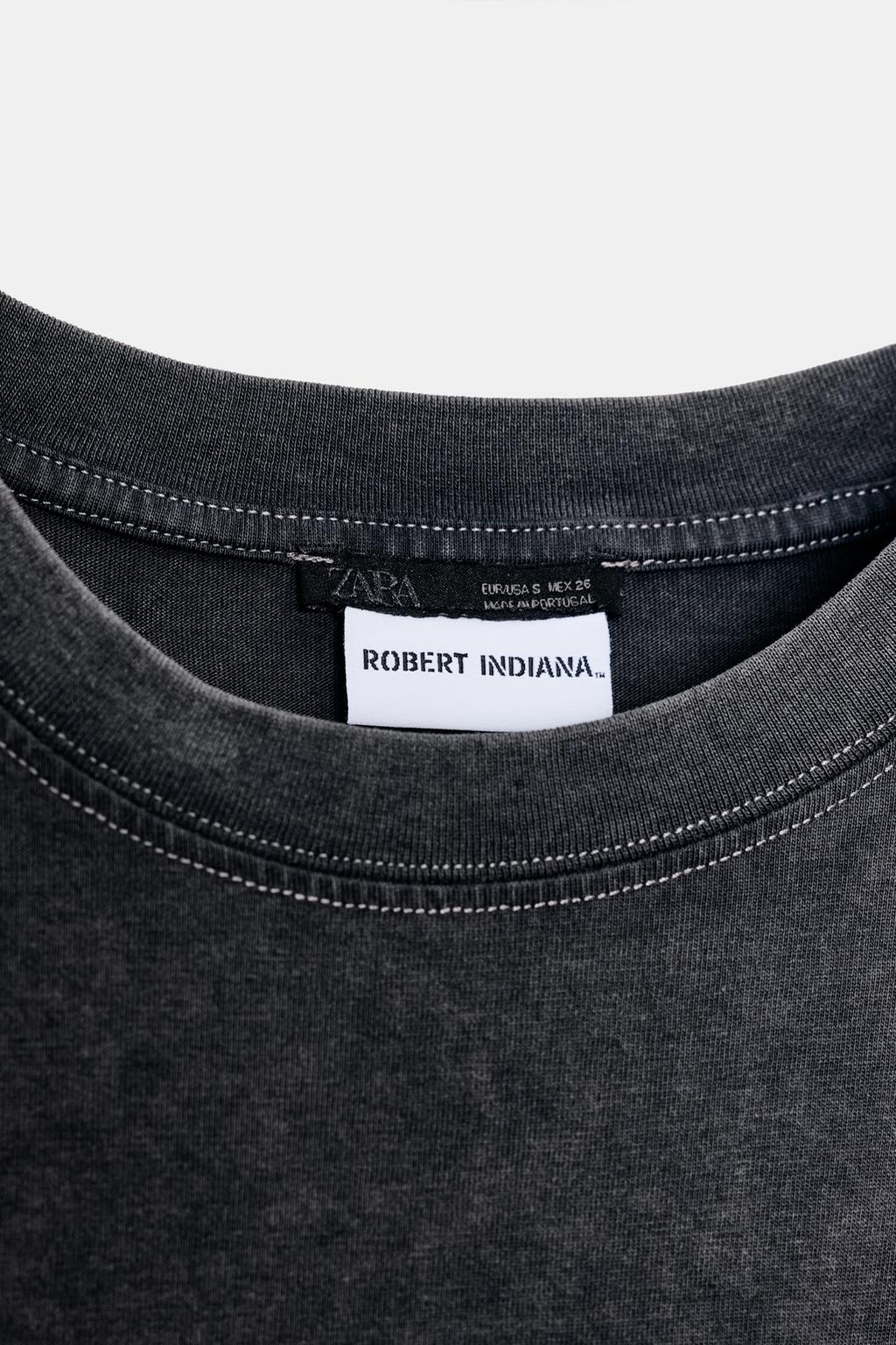 ФУТБОЛКА С ДЛИННЫМИ РУКАВАМИ С ЭФФЕКТОМ ПОТЕРТОСТИ