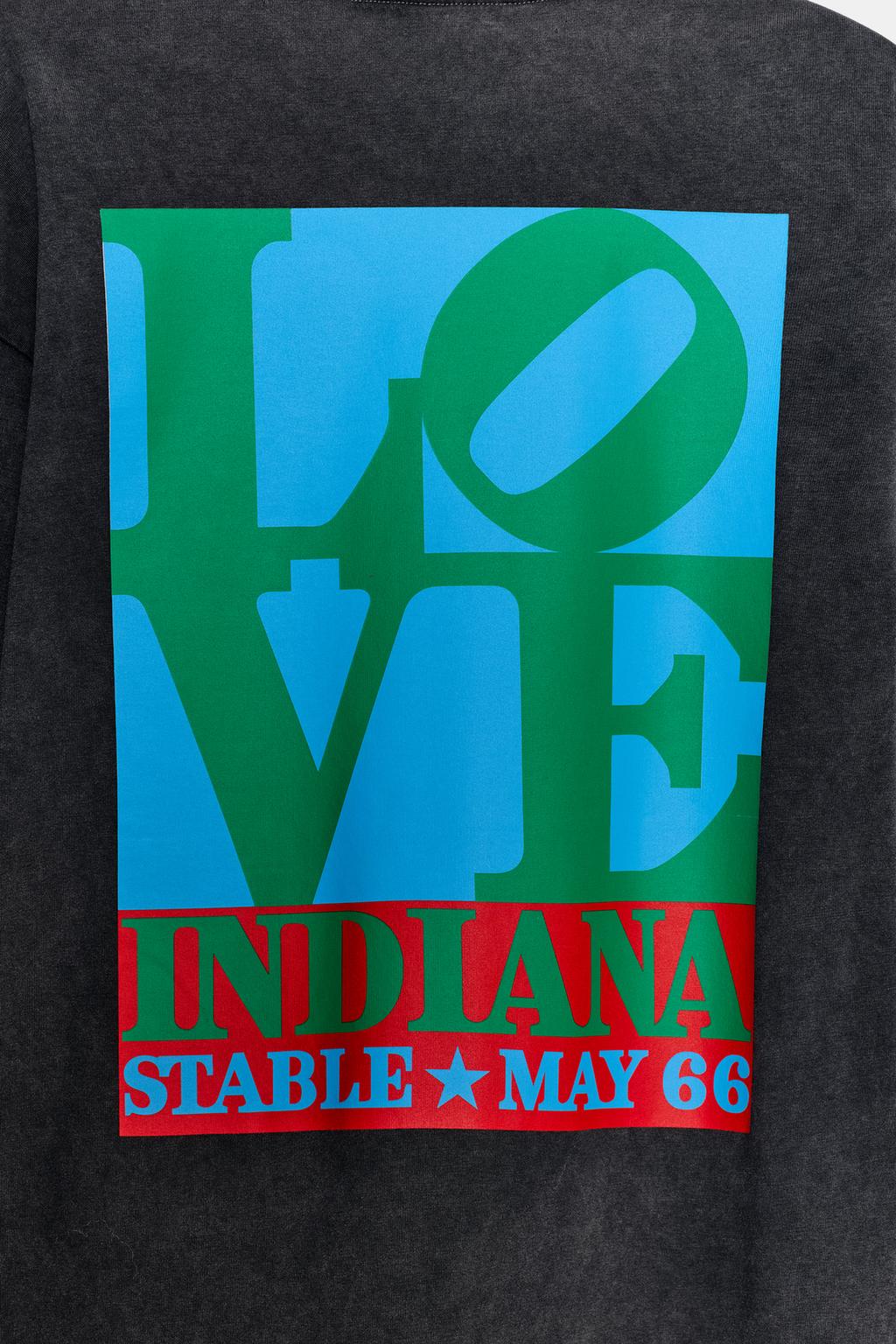 ФУТБОЛКА С ДЛИННЫМИ РУКАВАМИ С ЭФФЕКТОМ ПОТЕРТОСТИ