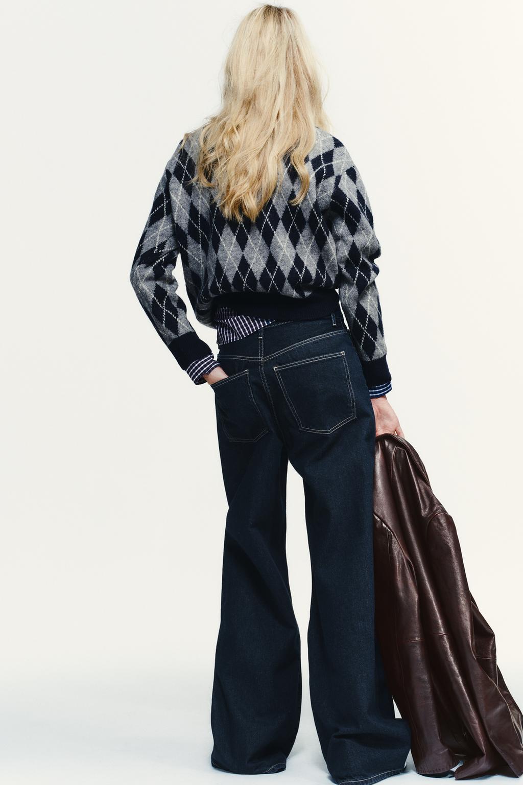 ДЖИНСЫ TRF EXTRA WIDE LEG С ВЫСОКОЙ ПОСАДКОЙ