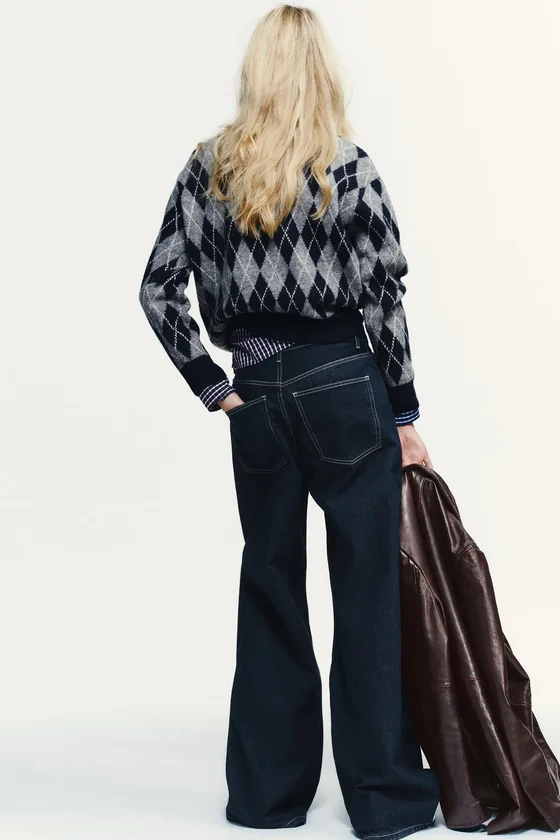 ДЖИНСЫ TRF EXTRA WIDE LEG С ВЫСОКОЙ ПОСАДКОЙ