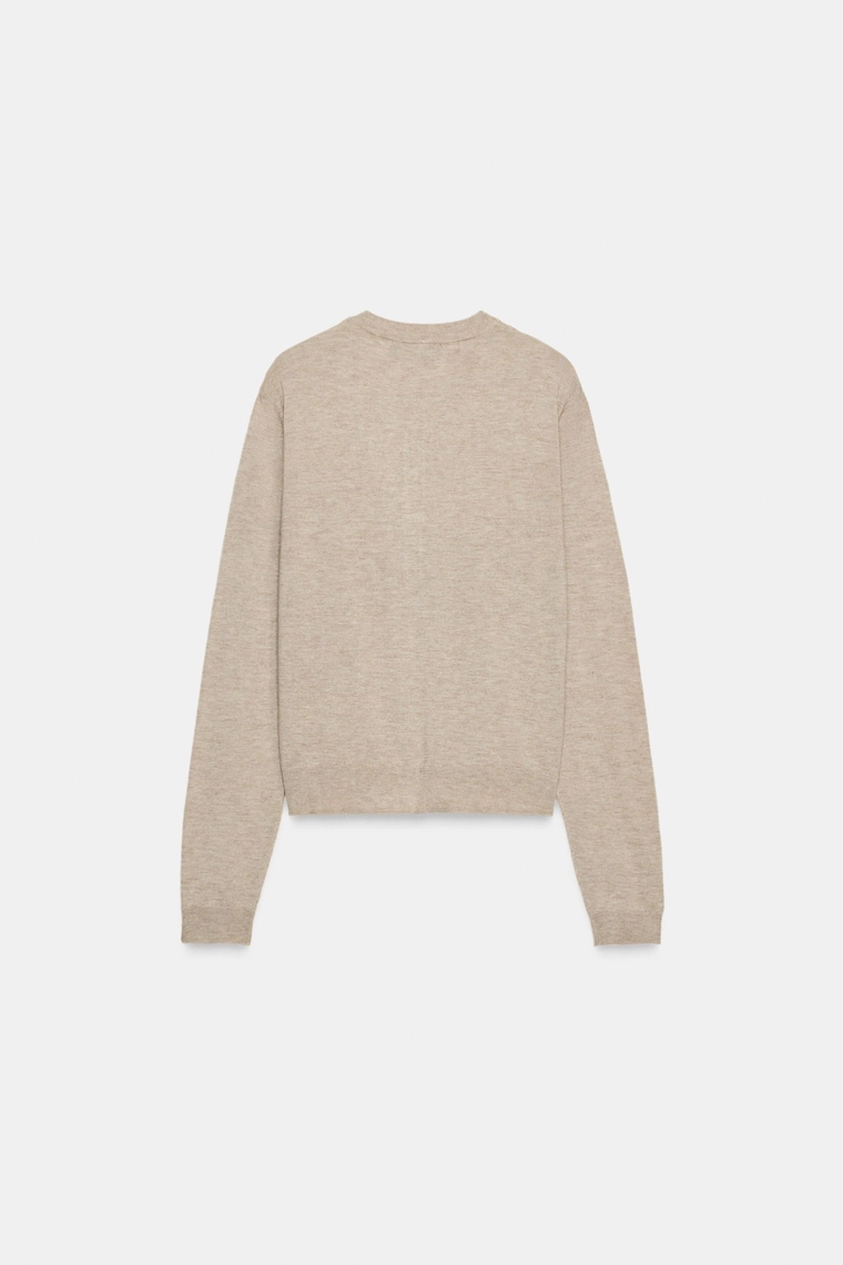 КАРДИГАН ИЗ ШЕРСТИ С ДЛИННЫМИ РУКАВАМИ