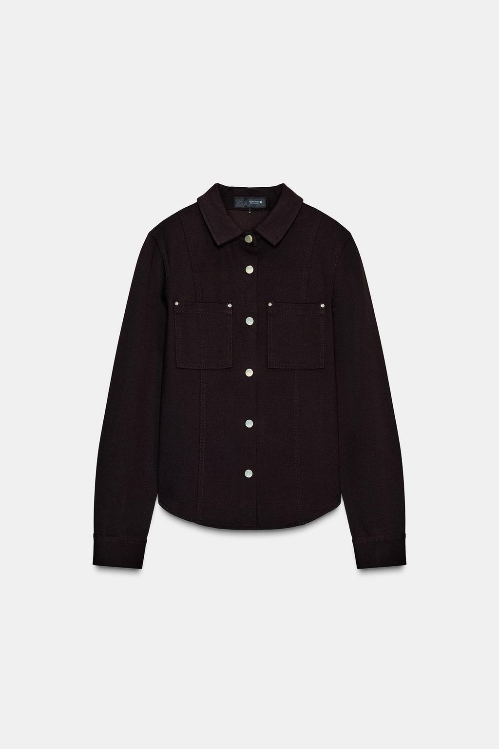 ПРИТАЛЕННАЯ РУБАШКА ИЗ КРЕПА