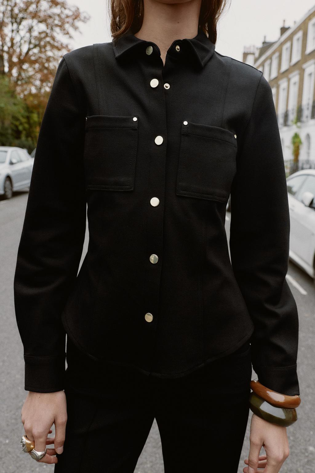 ПРИТАЛЕННАЯ РУБАШКА ИЗ КРЕПА