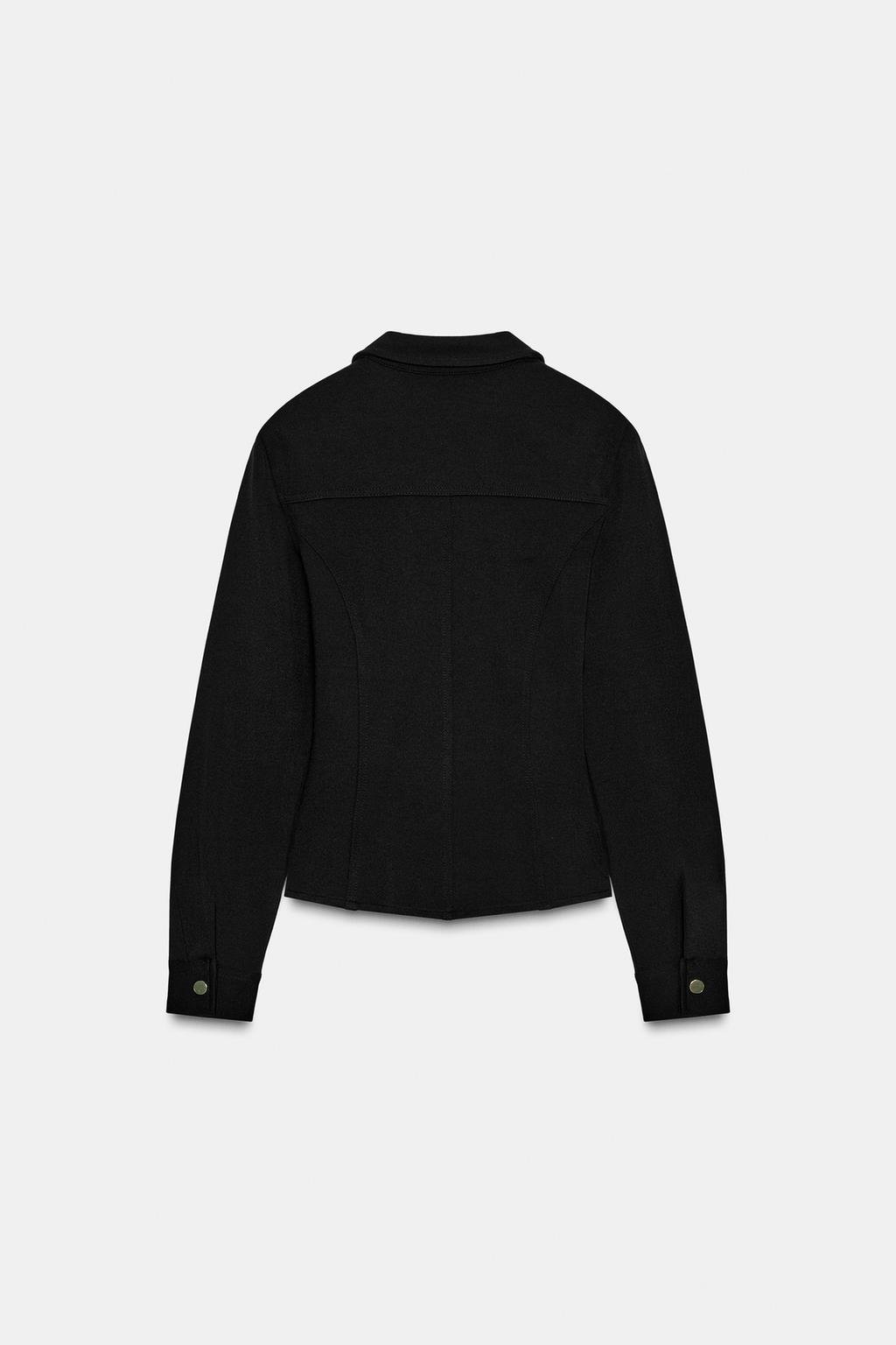 ПРИТАЛЕННАЯ РУБАШКА ИЗ КРЕПА