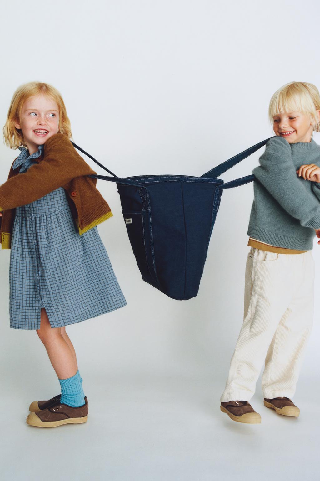 ПЛАТЬЕ В КЛЕТКУ ИЗ РЕЛЬЕФНОЙ ТКАНИ BENSIMON ® X ZARA