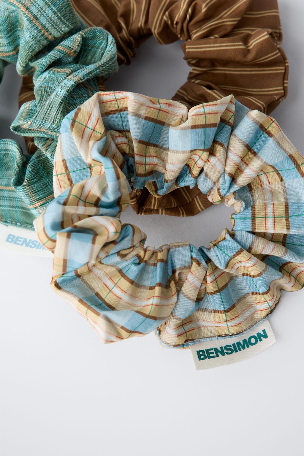 НАБОР ИЗ ТРЕХ РЕЗИНОК ДЛЯ ВОЛОС BENSIMON ® X ZARA