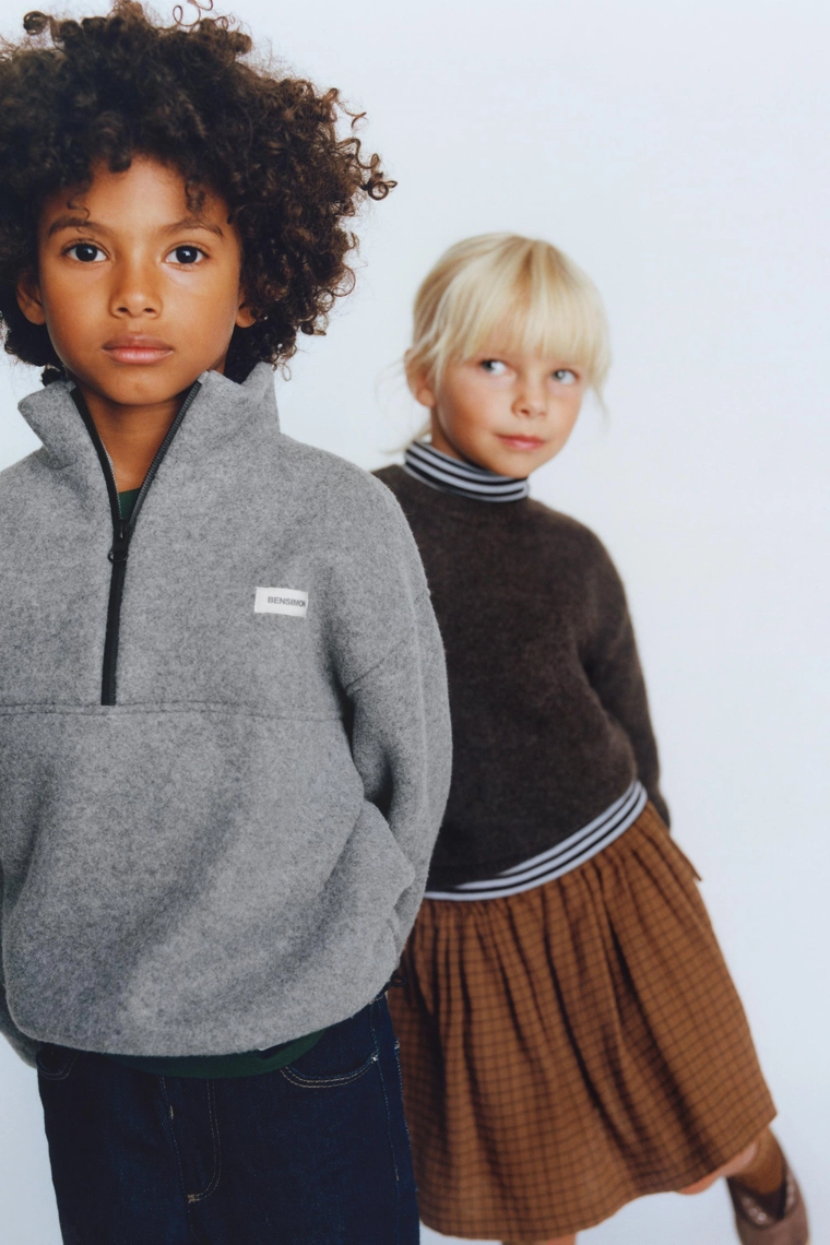 ЮБКА-ШОРТЫ В КЛЕТКУ С БАНТАМИ BENSIMON ® X ZARA